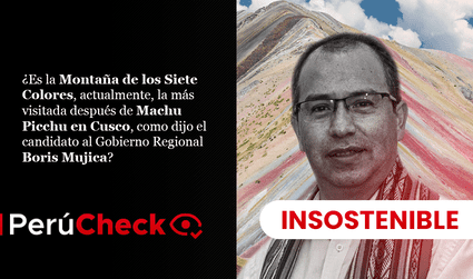 ¿Es la montaña de 7 colores la más visitada después de Machu Picchu, como dijo Boris Mujica?