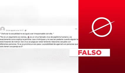 Es falso que la posibilidad de contraer VPH con una sola pareja es cero