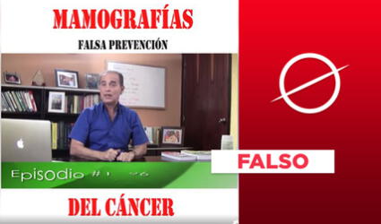 No, la mamografía no causa cáncer de mama por “contener radiación”