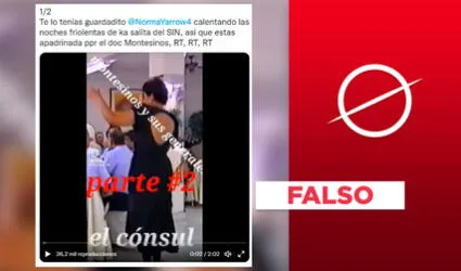 No, video no muestra a congresista Norma Yarrow cantando en evento para Vladimiro Montesinos