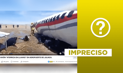 Este video de un accidente aéreo en Juliaca en realidad muestra un simulacro