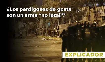 ¿Los perdigones de goma son un arma “no letal”?