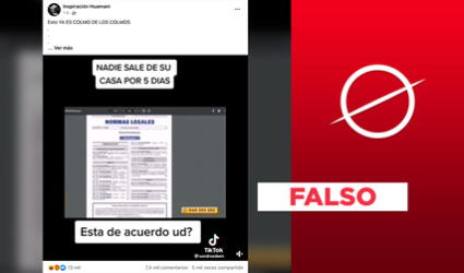 No, video de noticiero que anuncia inmovilización social no es actual: es de diciembre de 2022