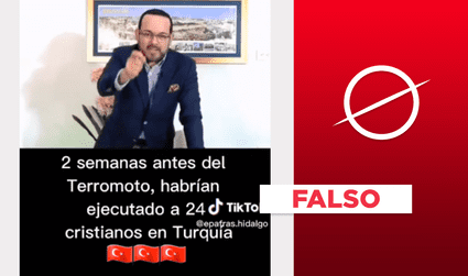 Terremoto en Turquía: es falso que "mataron a 24 cristianos" 2 semanas antes del sismo