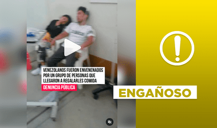 No, venezolanos intoxicados en Trujillo no sufrieron un envenenamiento por xenofobia