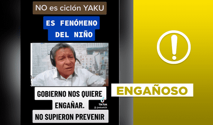 Video que afirma que el ciclón Yaku no tiene relación con recientes lluvias es engañoso