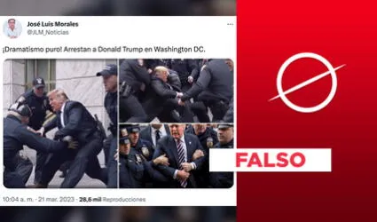 Estas fotos de Donald Trump "siendo arrestado" no son reales: fueron hechas con inteligencia artificial