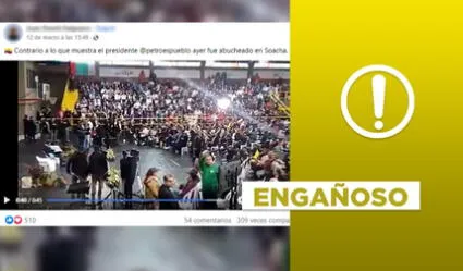 Gustavo Petro: video no expone al actual presidente de Colombia siendo abucheado en Soacha