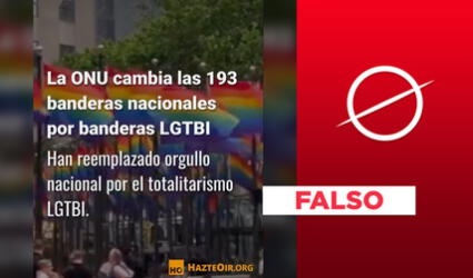 La ONU no reemplazó las banderas de los 193 estados miembros por banderas LGTBIQ+