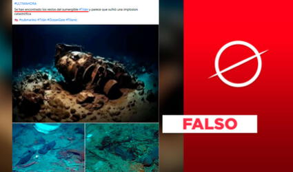 Submarino Titán: estas imágenes no corresponden a los "restos" del sumergible
