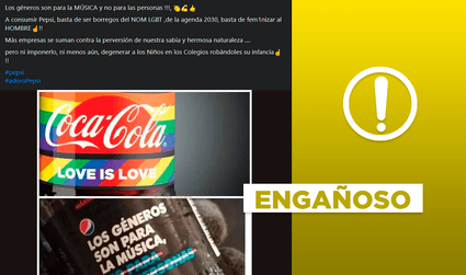 ¿El mensaje “Los géneros son para la música no para las personas” de Pepsi va contra la comunidad LGBTIQ+?