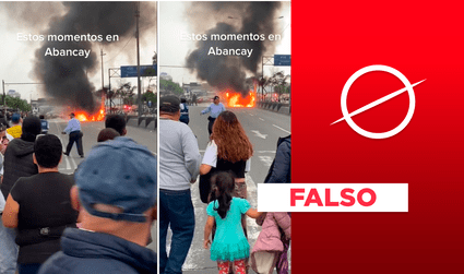 Manifestantes de la 'Marcha Nacional' no aparecen en video de "incendio provocado en avenida Abancay"