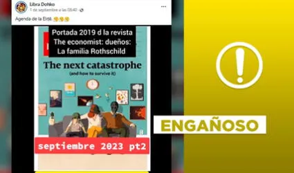 La revista The Economist no predijo en 2019 "la próxima catástrofe"