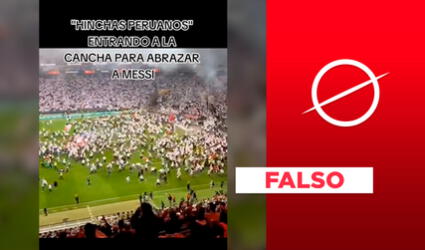 Video no expone a una multitud de hinchas peruanos ingresando a la cancha en el partido Perú-Argentina