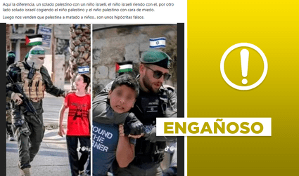 Posteo que compara al “soldado palestino" con el "soldado israelí” utiliza fotos antiguas