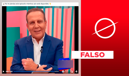 Doctor Alberto Tejada no promueve en TV “método” para adelgazar rápido: es un montaje