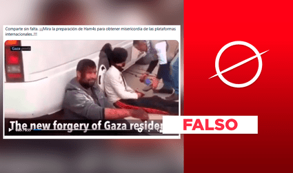 Video no evidencia a Hamás poniendo “sangre falsa” a gazatíes en la actual guerra