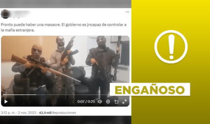 Video no expone reciente amenaza de banda criminal Al Qaeda contra peruanos: data de 2021