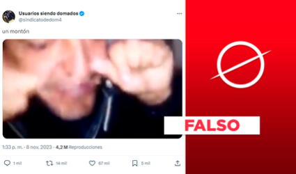Video no expone a Sergio Massa inhalando cocaína: es un 'deepfake'
