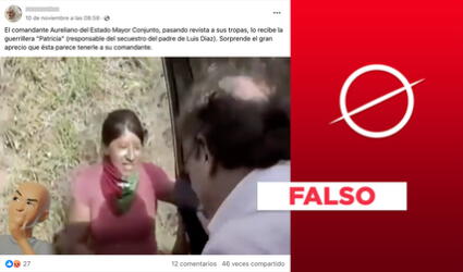 No, mujer que saluda a Gustavo Petro en video viral no es la guerrillera del ELN alias 'Patricia'