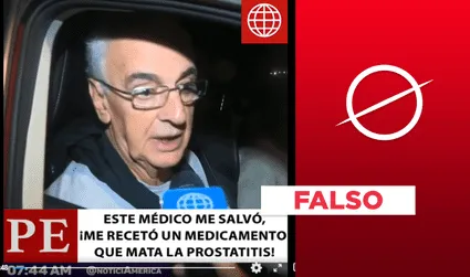 Jorge Fossati no promueve en TV "medicamento" contra la prostatitis