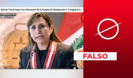 El Poder Judicial no “aceptó la restitución” de Patricia Benavides como fiscal de la Nación