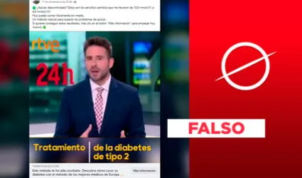 Video que promueve supuesto "remedio natural" contra la diabetes es falso: es un deepfake