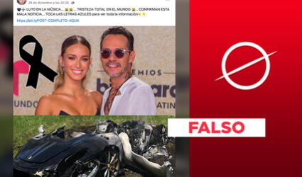 No, el cantante estadounidense Marc Anthony no ha fallecido: es un viral falso