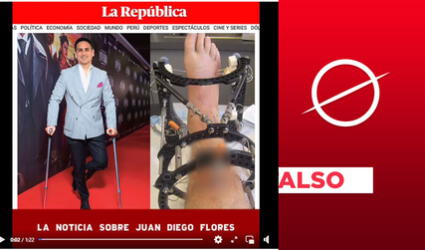 La República no reportó “caída en escenario" de Juan Diego Flórez: el video es apócrifo