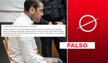 Es falso que se suicidó Daniel Alves, el exfutbolista condenado por agresión sexual