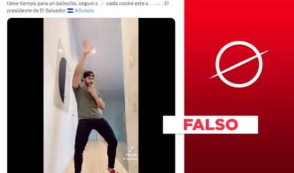 Video de Nayib Bukele bailando música urbana no es real: fue creado digitalmente