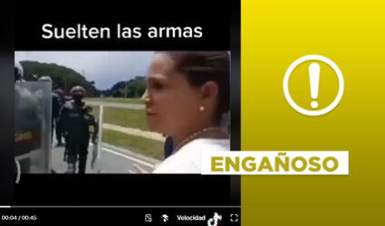 Video de María Corina Machado pidiendo soltar las armas a la Guardia Nacional no es actual: data de 2017