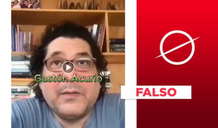 Gastón Acurio no aconseja fármaco para restablecer la función del páncreas y tratar la diabetes: video es falso