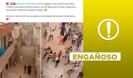 Video no expone “invasión de turba musulmana” en Egipto en agosto de 2024