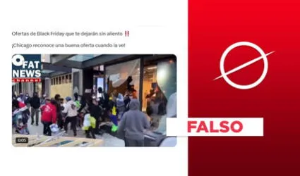 Video no corresponde a compradores por ofertas del Black Friday en Chicago