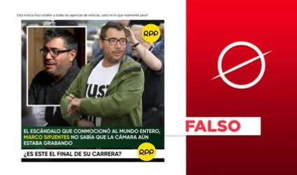 Marco Sifuentes no ofreció "polémica entrevista" por la que fue arrestado