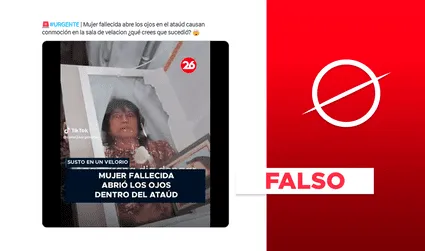 Este video no muestra una mujer fallecida abriendo los ojos dentro de su ataúd