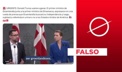 Primer ministro de Groenlandia no afirmó que sujetará a referéndum unirse o no a EE. UU.