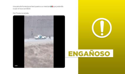 Video de inmigrante ilegal atropellado por la Patrulla Fronteriza no corresponde al segundo gobierno de Donald Trump