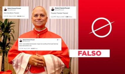 León XIV no publicó estos tuits tras su elección como nuevo papa de la Iglesia católica