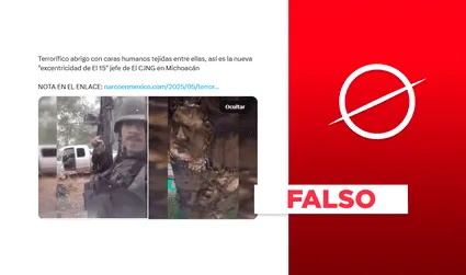 Este abrigo de "pieles humanas" no pertenece al narcotraficante mexicano 'El 15': es un traje decorativo