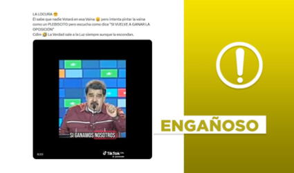 Nicolás Maduro no anunció que dejará el poder si la oposición gana las elecciones del 25 de mayo de 2025