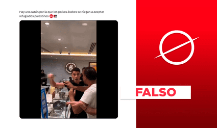 Este video no muestra el ataque de un palestino a una mujer en Egipto por no darle un helado gratis