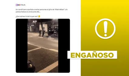 Este video de un supuesto inmigrante africano liquidado por la policía italiana no es actual