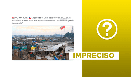 Chile sí triplicó su taza de pobreza al 22.3%, pero no es del censo de 2025