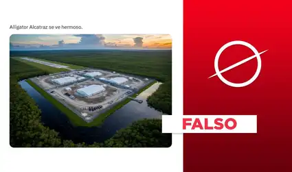 Esta imagen no corresponde a la cárcel 'Alligator Alcatraz' en Florida, Estados Unidos