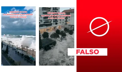 Esta recopilación de inundaciones no muestra tsunamis tras terremoto de 8,8 en Rusia