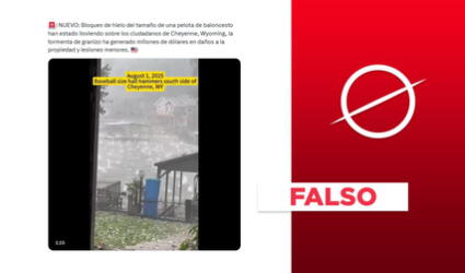 Este video no muestra escenas de la tormenta eléctrica del 1 de agosto de 2025 en Wyoming, Estados Unidos