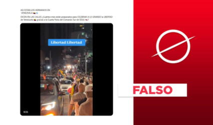 Video de una celebración de ciudadanos venezolanos no se vincula con el despliegue militar de EEUU al sur del Caribe