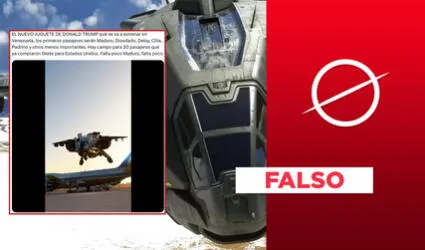 Esta aeronave no es el "nuevo juguete" que Donald Trump enviará a Venezuela: es una recreación del videojuego Halo